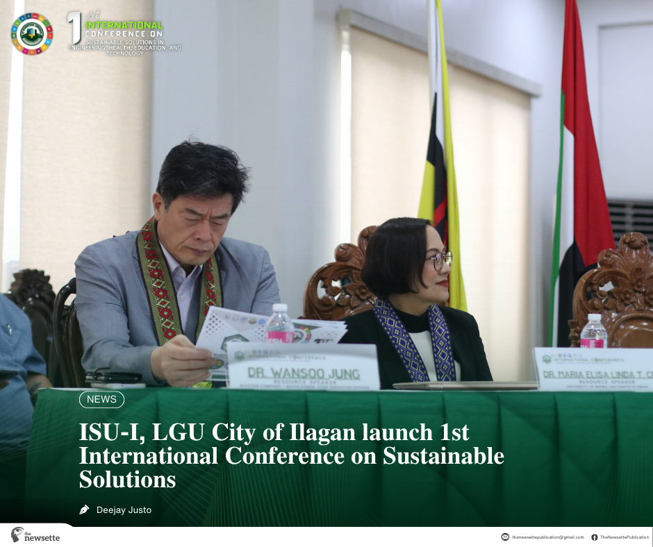 𝐈𝐒𝐔-𝐈, 𝐋𝐆𝐔 𝐂𝐢𝐭𝐲 𝐨𝐟 𝐈𝐥𝐚𝐠𝐚𝐧 𝐥𝐚𝐮𝐧𝐜𝐡 𝟏𝐬𝐭 𝐈𝐧𝐭𝐞𝐫𝐧𝐚𝐭𝐢𝐨𝐧𝐚𝐥 𝐂𝐨𝐧𝐟𝐞𝐫𝐞𝐧𝐜𝐞 𝐨𝐧 𝐒𝐮𝐬𝐭𝐚𝐢𝐧𝐚𝐛𝐥𝐞 𝐒𝐨𝐥𝐮𝐭𝐢𝐨𝐧𝐬